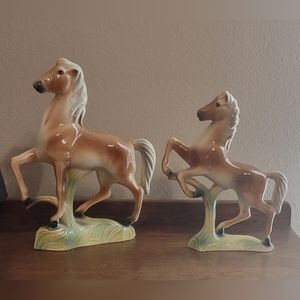 Vintage Stewart B McCulloch Ceramic Horses EUC